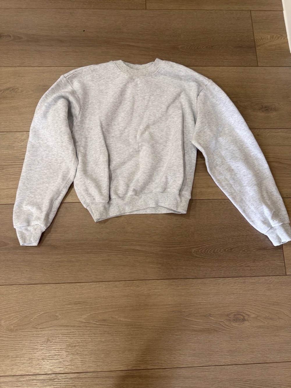 SKIMS Heather Gray Crewneck Sweatshirt